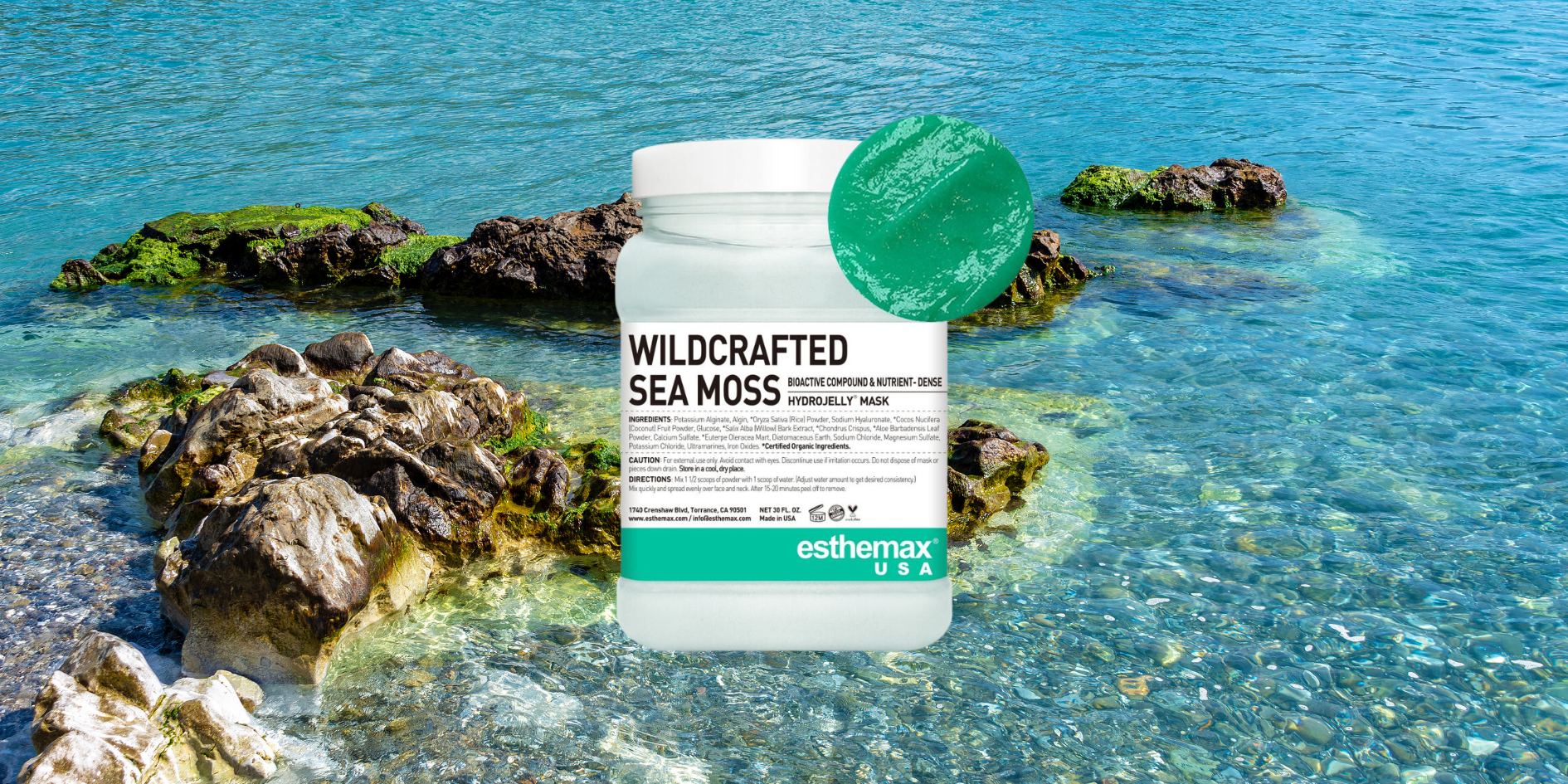 Esthemax Wildcrafted Sea Moss Hydrojelly® Mask
