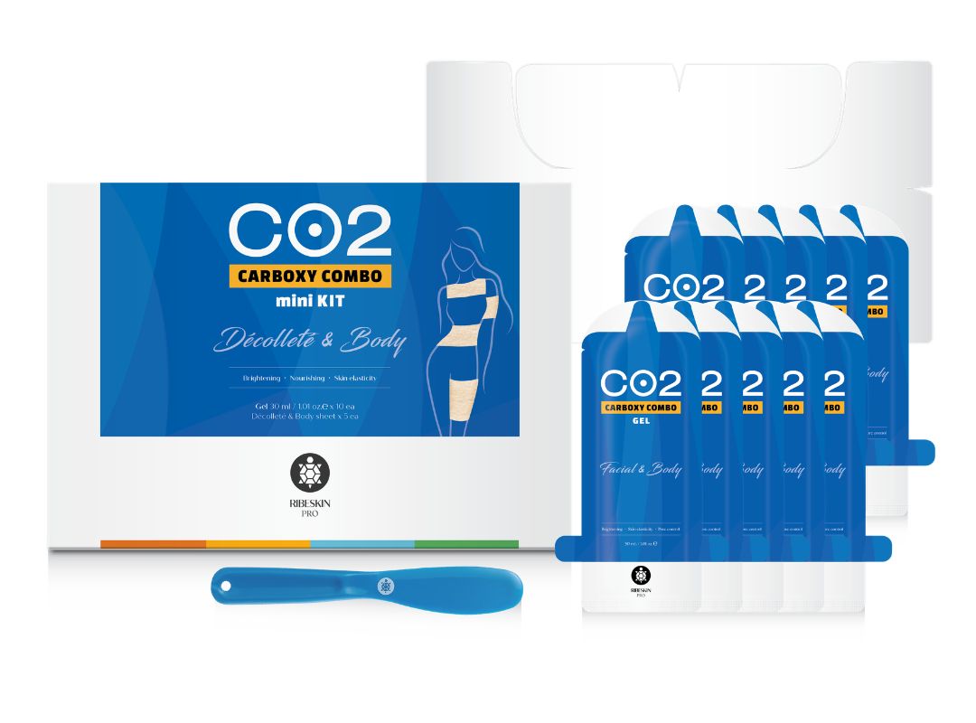 RIBESKIN CO2 Carboxy Combo Mini Kit – Décolleté & Body