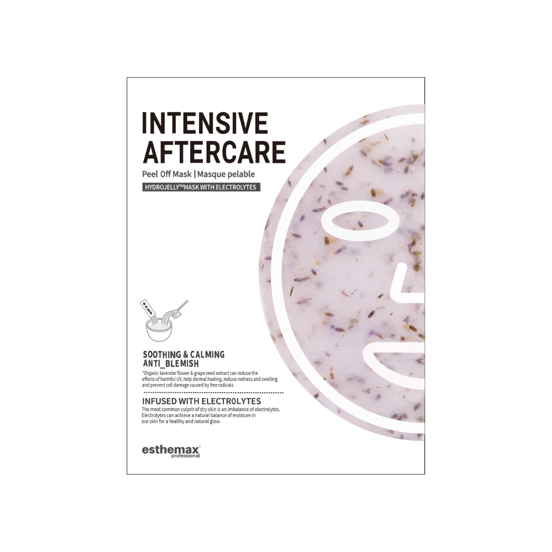 A retail size of Esthemax Hydrojelly Mask - Intensive Aftercare  on a white background, on Spa Circle Brands product listing page.