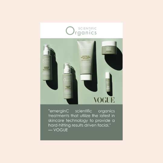 Front page of Scientific Organics Shelf Talkers Digital Download, on Spa Circle Brands product listing page.