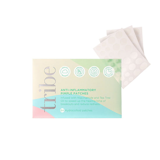 Tribe Anti-Inflammatory Pimple Patches pack shown on Spa Circle Brands product listing page