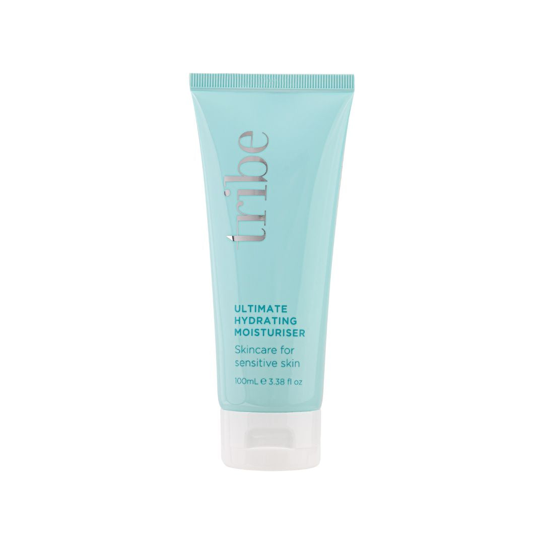 Tribe Ultimate Hydrating Moisturiser 100 ml bottle on a white background, showcased on Spa Circle Brands' product listing.