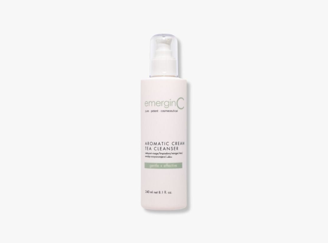 EmerginC Aromatic Cream Tea Cleanser 240 mL RRP $71 - Spa Circle Australia Wholesale Skincare for Beauty Salons, Day Spas and Skin Clinics