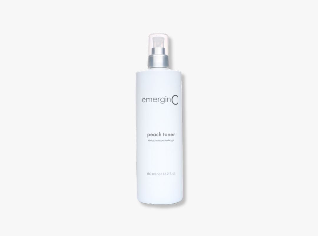 EmerginC TRADE Peach Toner 480 mL - Spa Circle Australia Wholesale Skincare for Beauty Salons, Day Spas and Skin Clinics