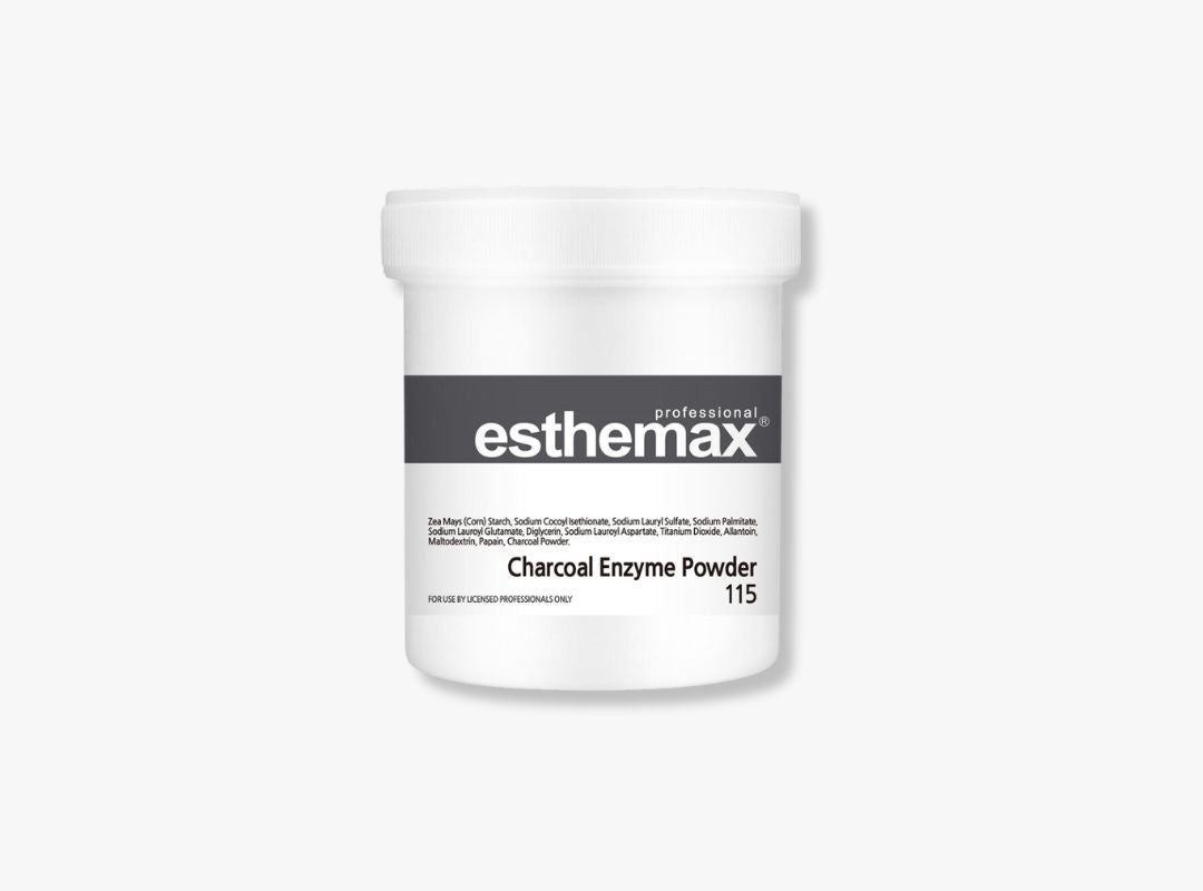 esthemax TRADE Charcoal Enzyme Powder - Spa Circle Australia Wholesale Skincare for Beauty Salons, Day Spas and Skin Clinics