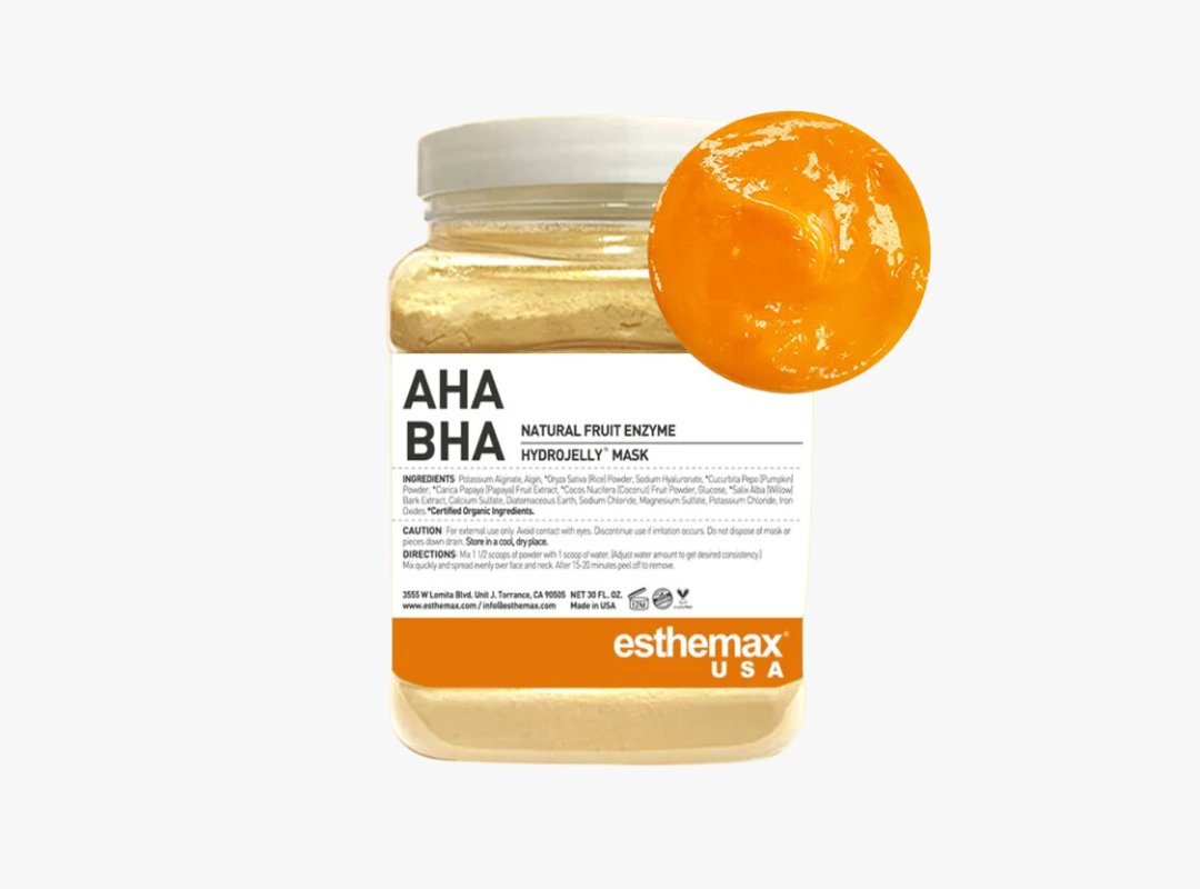 Esthemax® TRADE Hydrojelly Mask - AHA BHA - Spa Circle Australia Wholesale Skincare for Beauty Salons, Day Spas and Skin Clinics