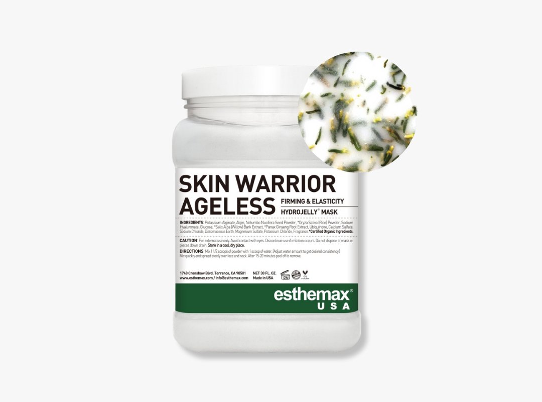 Esthemax® TRADE Hydrojelly Mask - Skin Warrior Ageless - Spa Circle Australia Wholesale Skincare for Beauty Salons, Day Spas and Skin Clinics