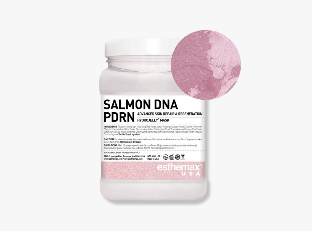 JOIN WAITLIST esthemax TRADE Hydrojelly® Mask - Salmon DNA PDRN - Spa Circle Australia Wholesale Skincare for Beauty Salons, Day Spas and Skin Clinics