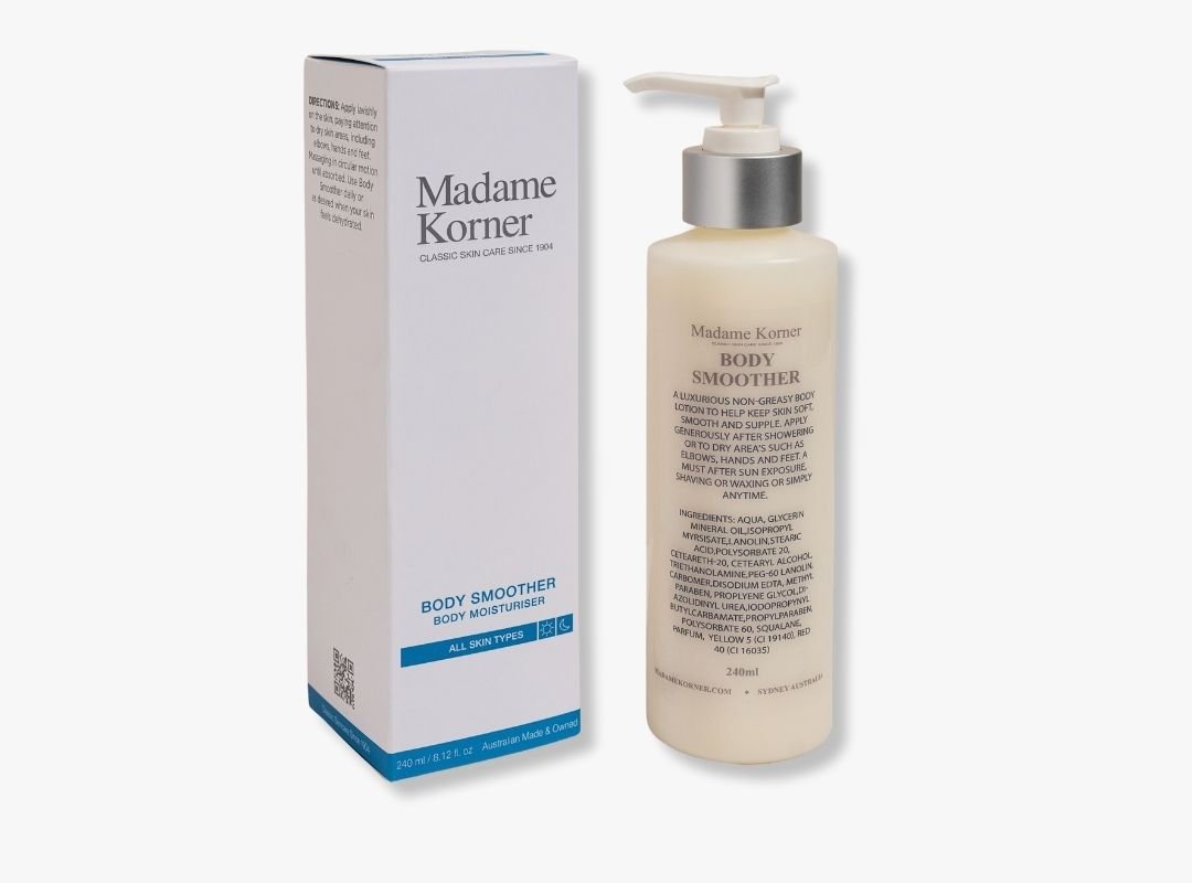 Madame Korner Body Smoother - 240ml RRP $54 - Spa Circle Australia Wholesale Skincare for Beauty Salons, Day Spas and Skin Clinics