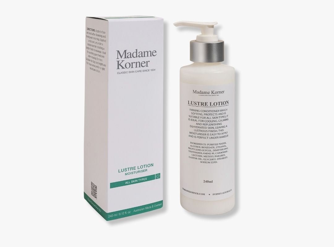 Madame Korner Lustre Lotion - 240ml RRP $57 - Spa Circle Australia Wholesale Skincare for Beauty Salons, Day Spas and Skin Clinics