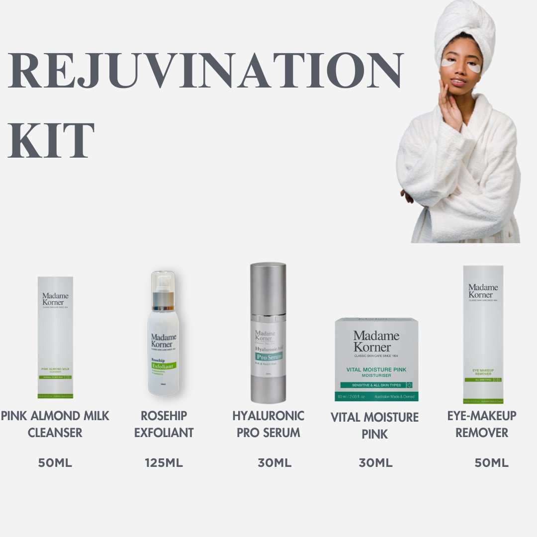 Madame Korner REJUVINATION Homecare Kit RRP $151.49 Normally $191.49 - Spa Circle Australia Wholesale Skincare for Beauty Salons, Day Spas and Skin Clinics