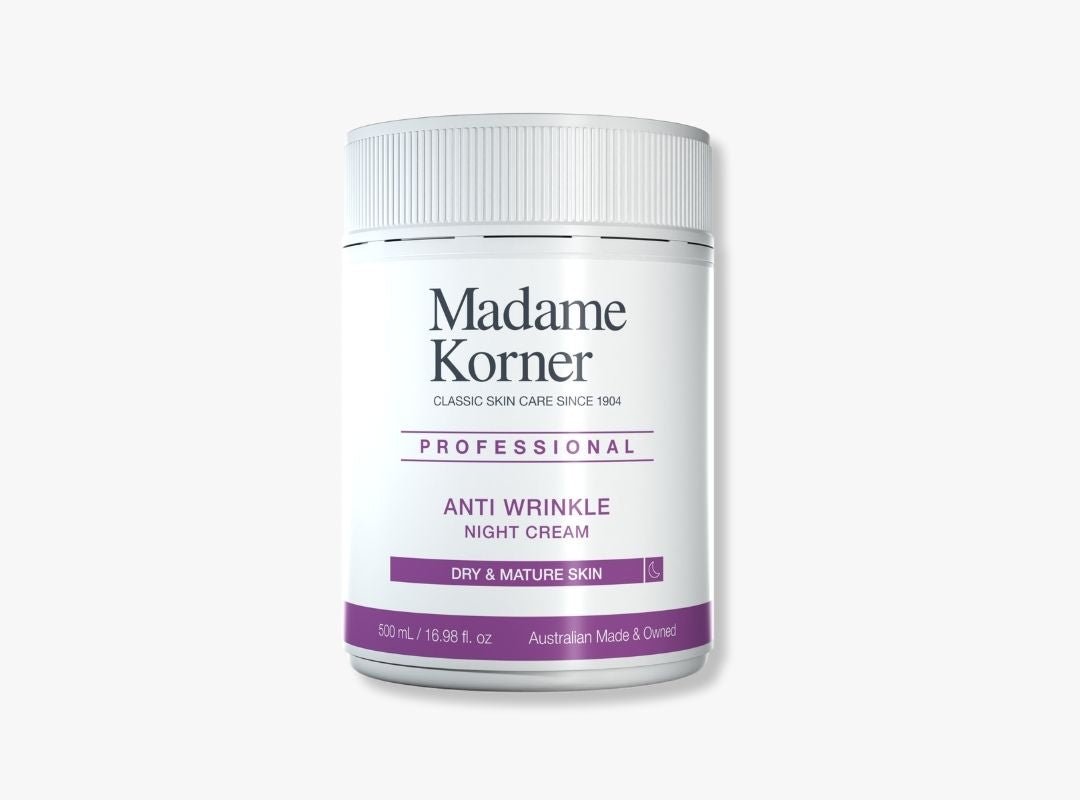 Madame Korner TRADE Anti - Wrinkle Cream - 500g - Spa Circle Australia Wholesale Skincare for Beauty Salons, Day Spas and Skin Clinics