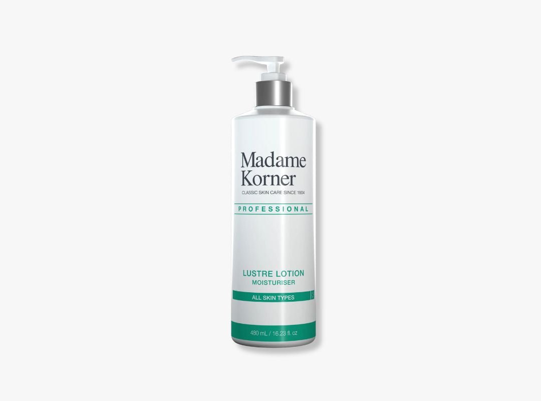 Madame Korner TRADE Lustre Lotion - 480ml - Spa Circle Australia Wholesale Skincare for Beauty Salons, Day Spas and Skin Clinics