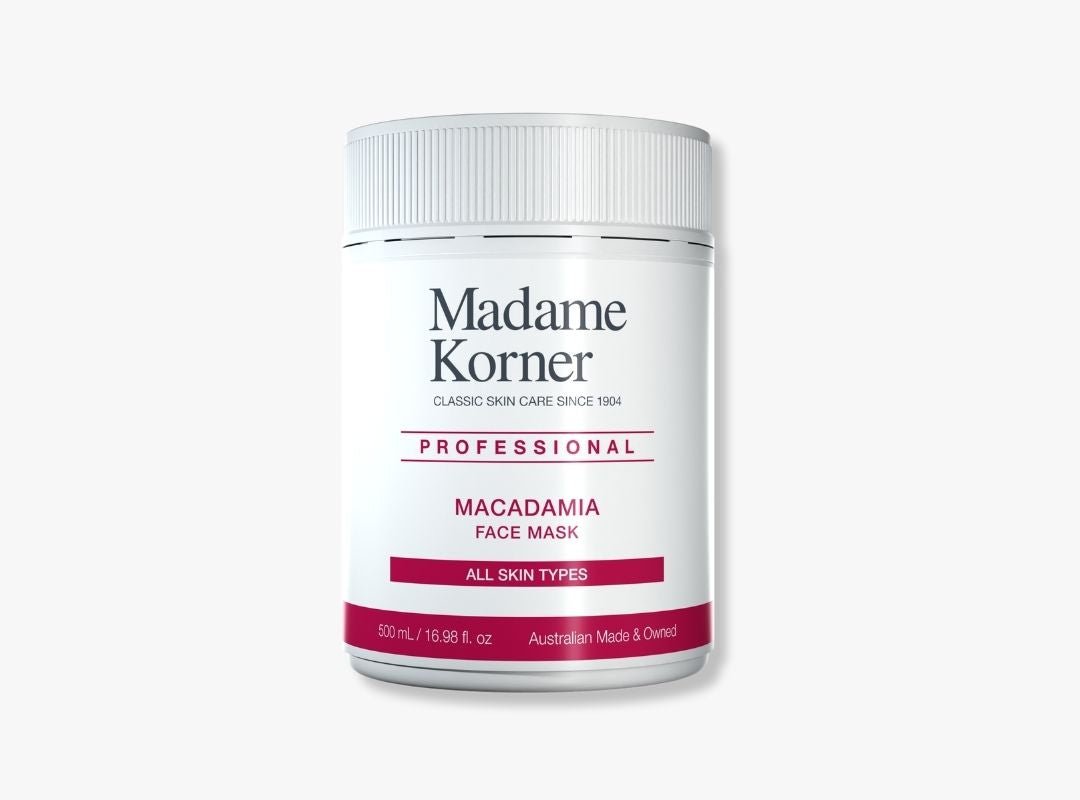 Madame Korner TRADE Macadamia Mask - 500g - Spa Circle Australia Wholesale Skincare for Beauty Salons, Day Spas and Skin Clinics