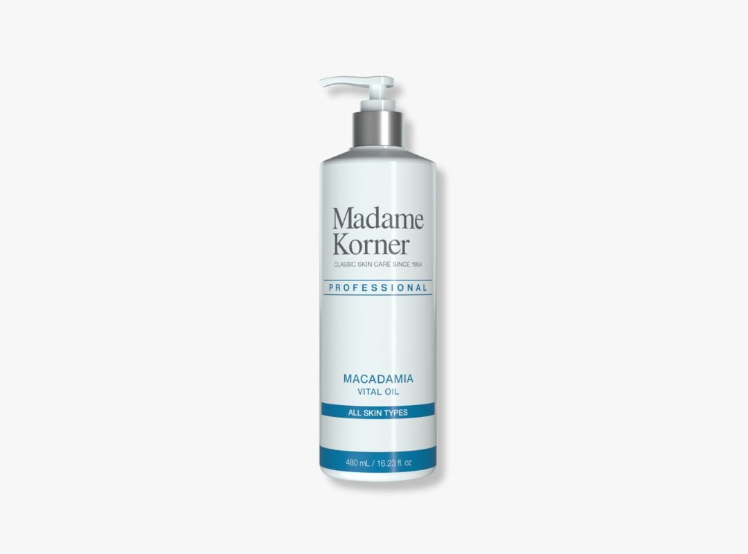 Madame Korner TRADE Macadamia Massage Oil - 480ml - Spa Circle Australia Wholesale Skincare for Beauty Salons, Day Spas and Skin Clinics