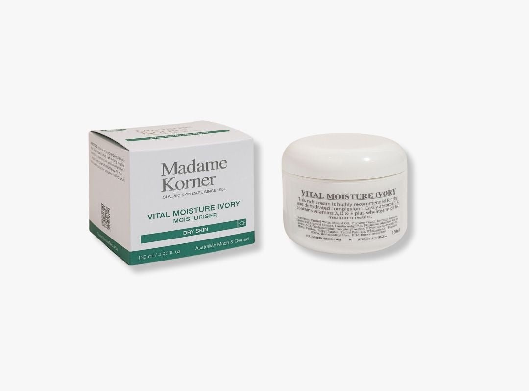 Madame Korner Vital Moisture Ivory - 130ml RRP $89 - Spa Circle Australia Wholesale Skincare for Beauty Salons, Day Spas and Skin Clinics