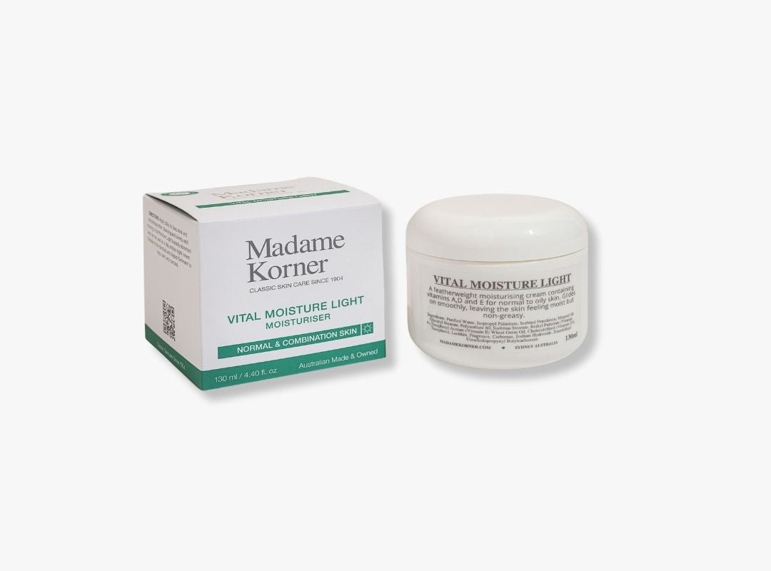 Madame Korner Vital Moisture Light - 130ml RRP $89 - Spa Circle Australia Wholesale Skincare for Beauty Salons, Day Spas and Skin Clinics