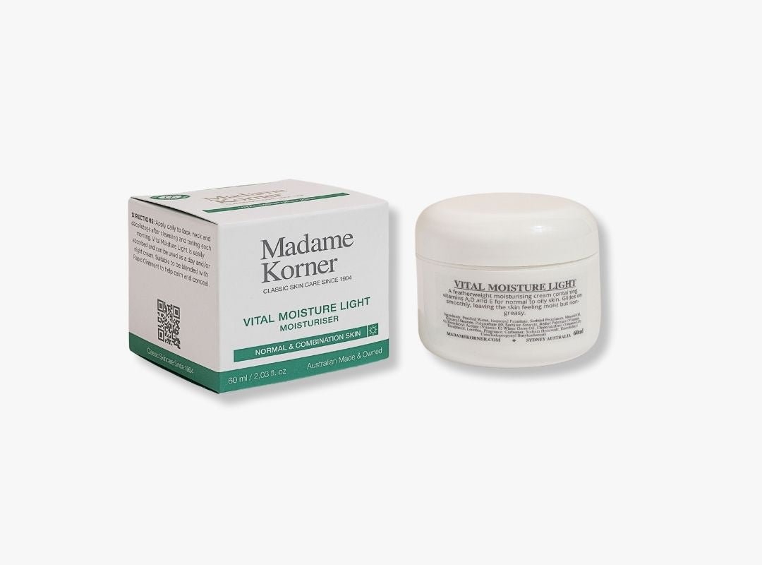 Madame Korner Vital Moisture Light - 60ml RRP $46 - Spa Circle Australia Wholesale Skincare for Beauty Salons, Day Spas and Skin Clinics