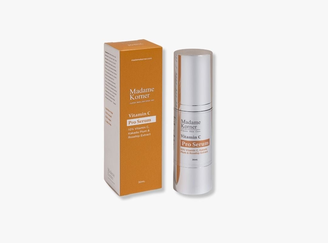 Madame Korner Vitamin C Pro Serum 30ml RRP $ 64 - Spa Circle Australia Wholesale Skincare for Beauty Salons, Day Spas and Skin Clinics