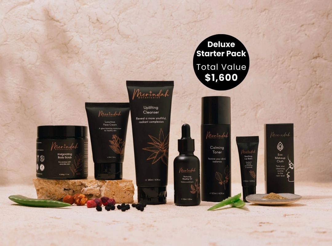 Merindah Botanicals Intro Deluxe Pack - Spa Circle Australia Wholesale Skincare for Beauty Salons, Day Spas and Skin Clinics