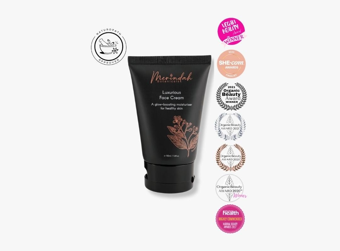 Merindah Botanicals Luxurious Face Cream 50ml RRP $44.95 - Spa Circle Australia Wholesale Skincare for Beauty Salons, Day Spas and Skin Clinics