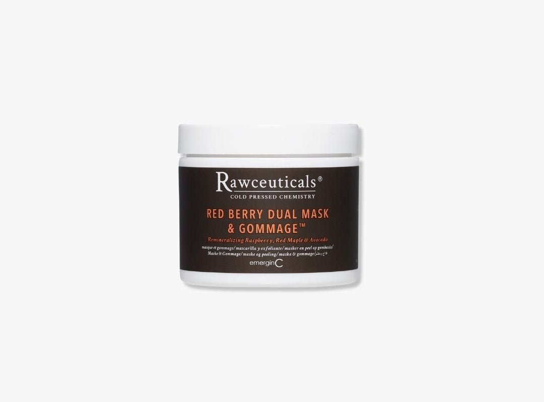 Rawceuticals™ TRADE RED BERRY DUAL MASK & GOMMAGE™ 133 g - Spa Circle Australia Wholesale Skincare for Beauty Salons, Day Spas and Skin Clinics