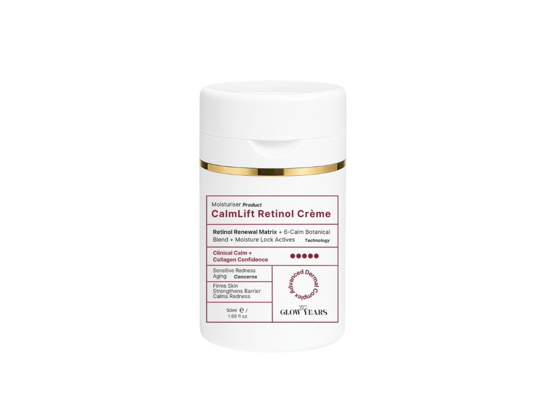 The Glow Years CalmLift Retinol Crème 50ml - Spa Circle Australia Wholesale Skincare for Beauty Salons, Day Spas and Skin Clinics