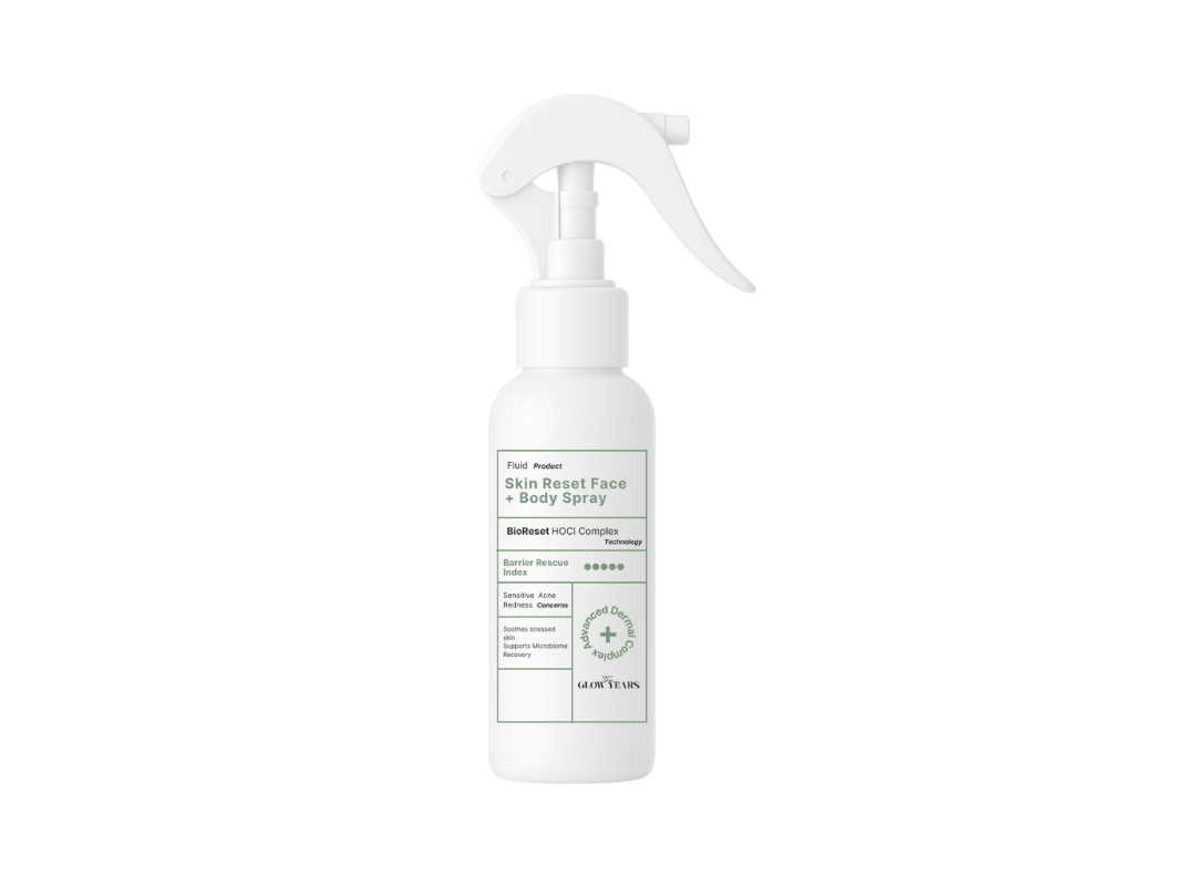 The Glow Years Skin Reset Face + Body Spray 30ml or 100ml - Spa Circle Australia Wholesale Skincare for Beauty Salons, Day Spas and Skin Clinics