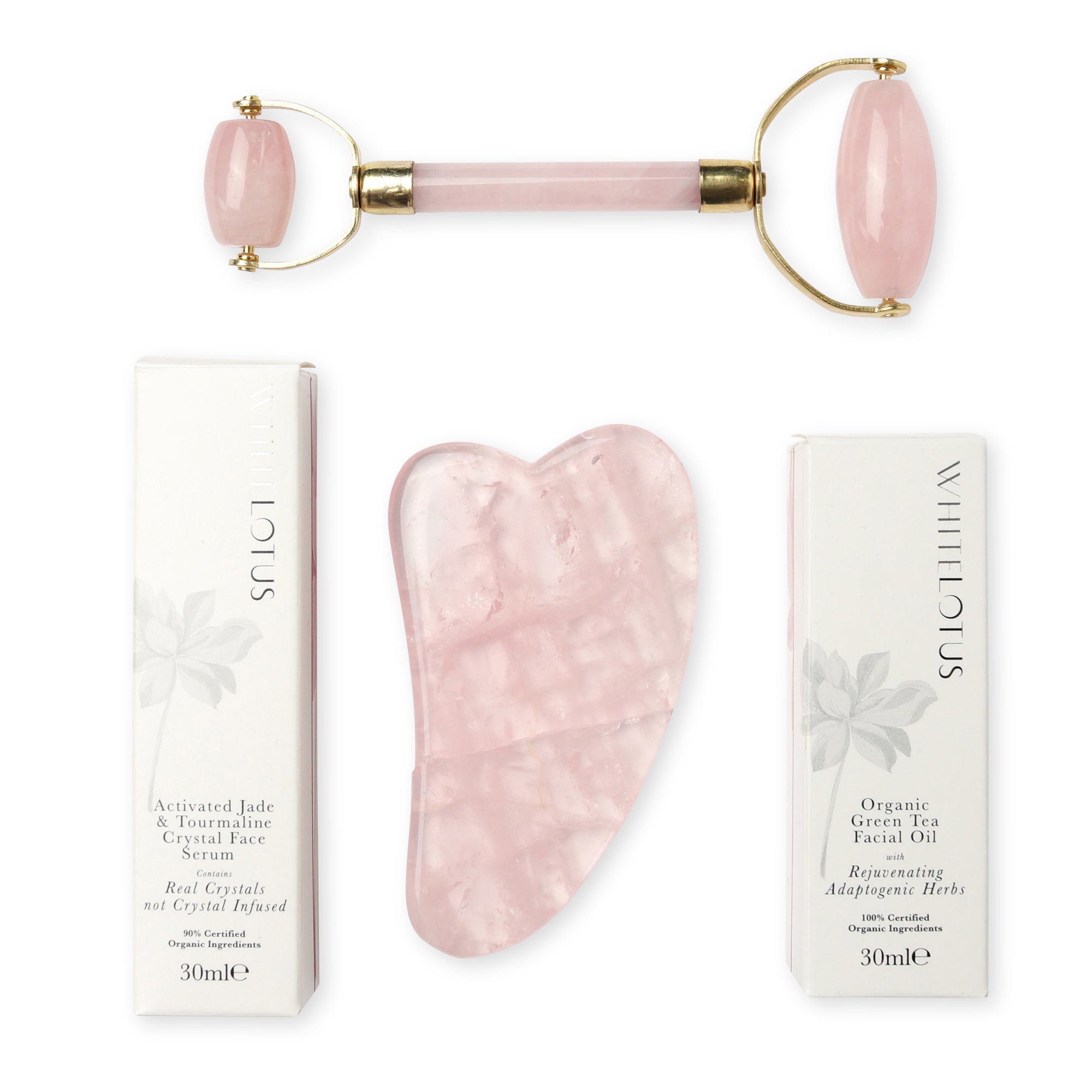 White Lotus Rose Quartz Crystal Facial RRP $258 - Spa Circle Australia Wholesale Skincare for Beauty Salons, Day Spas and Skin Clinics