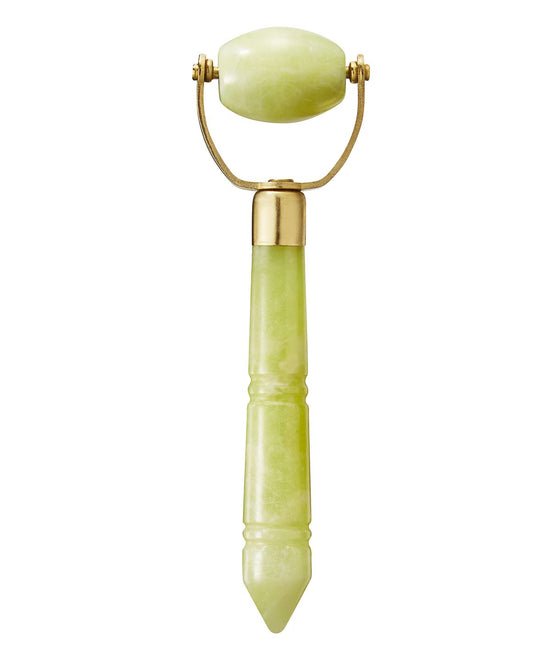 White Lotus Eye Contour Kit (Jade Roller & Pearl Grey Silk Eye Mask)